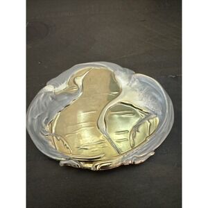 Vintage Charmant Belt Buckle‎ Beverly Hills Gold Tone Cranes XL